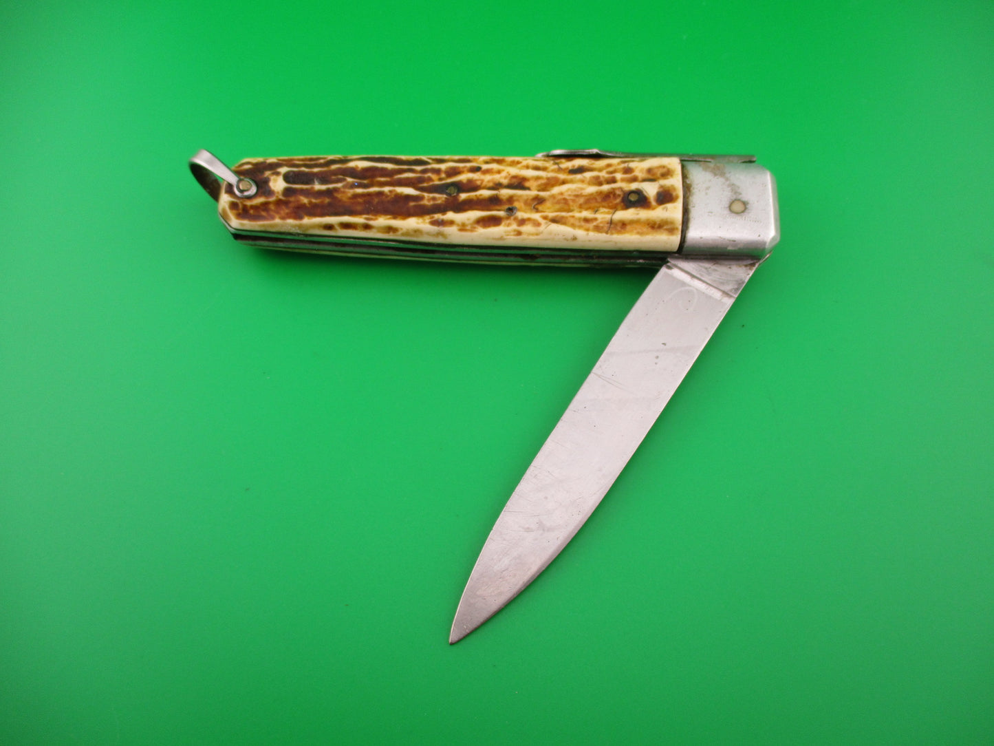 SCOF FRANCE INOX 24cm French Coffin Backspring release automatic knife
