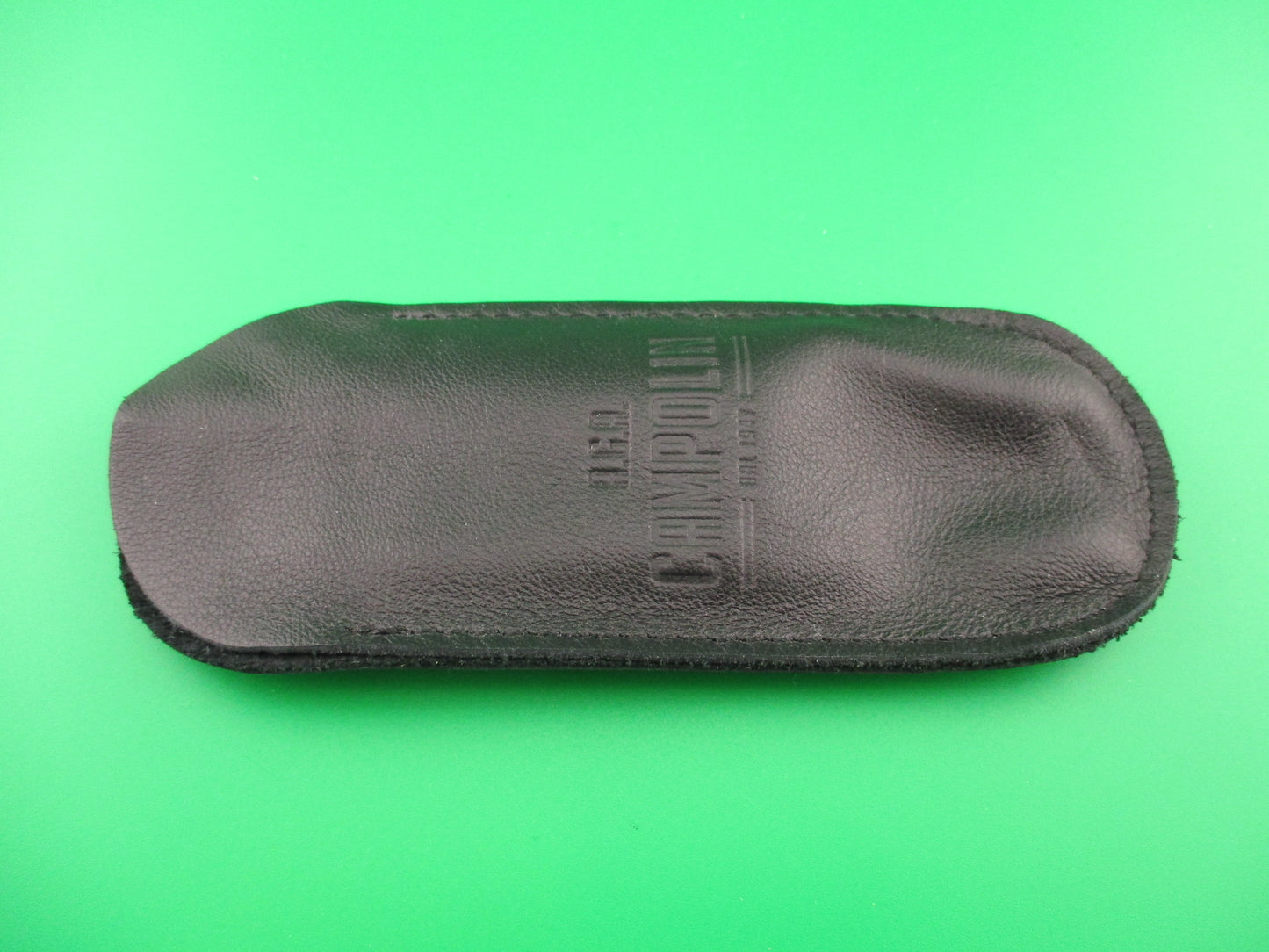 AGA CAMPOLIN 23cm Italian Maltese Stag crossguard automatic knife w box