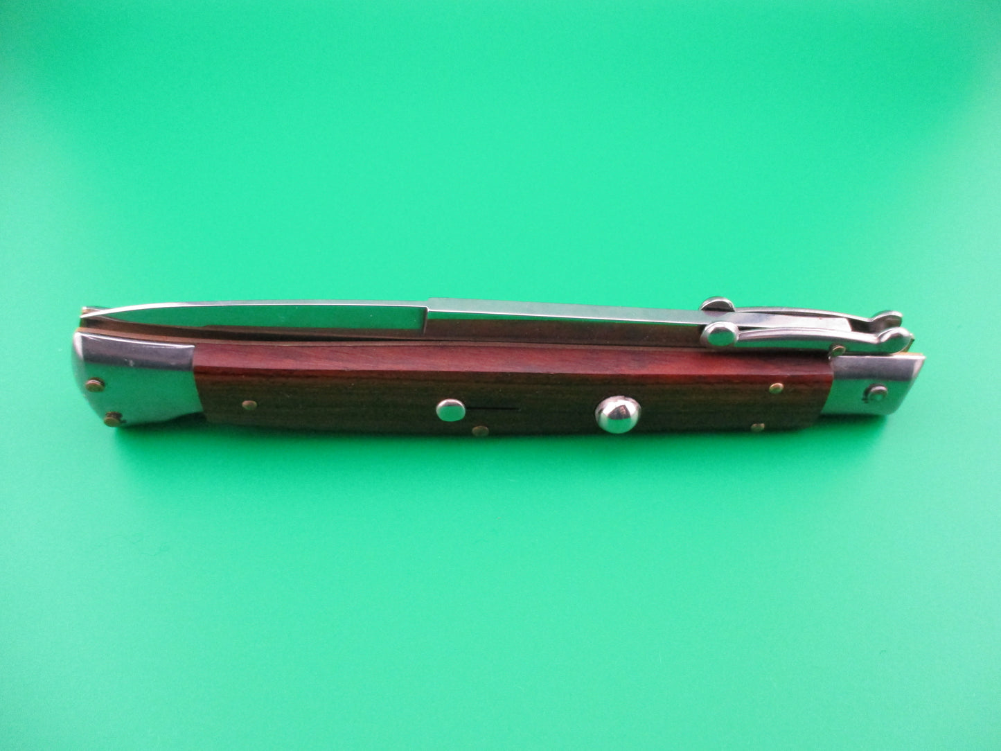 Italian Frank B 11 inch Swing guard Cocobolo automatic knife