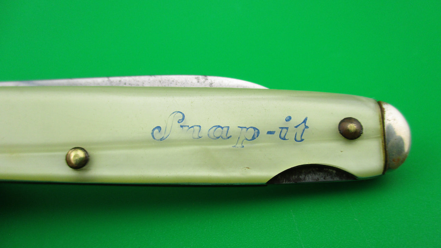 z Rare CAMCO Snap-it Vintage Camillus Backspring release automatic knife from 1940s