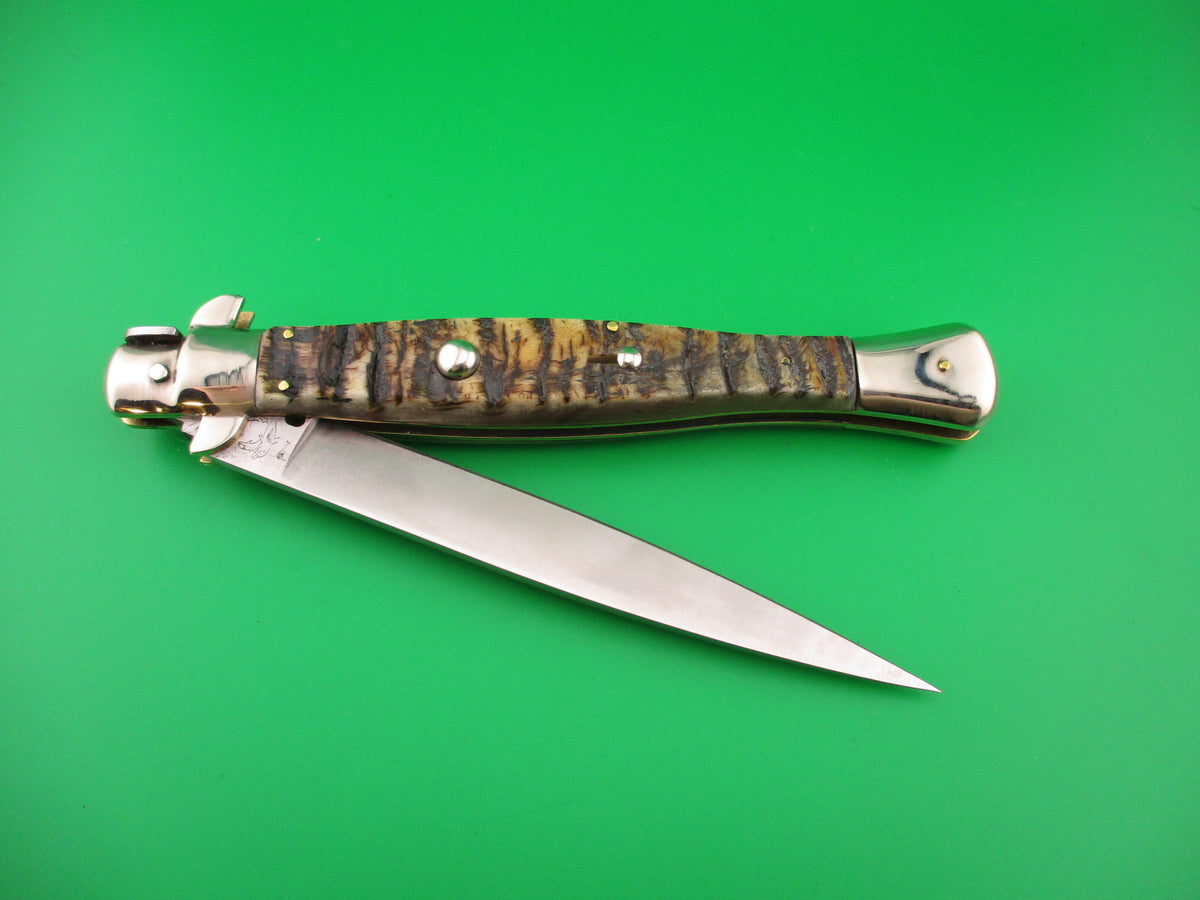 DM A. Rosa MANIAGO ITALY 33cm Italian Picklock Wasp Body Rams Horn automatic