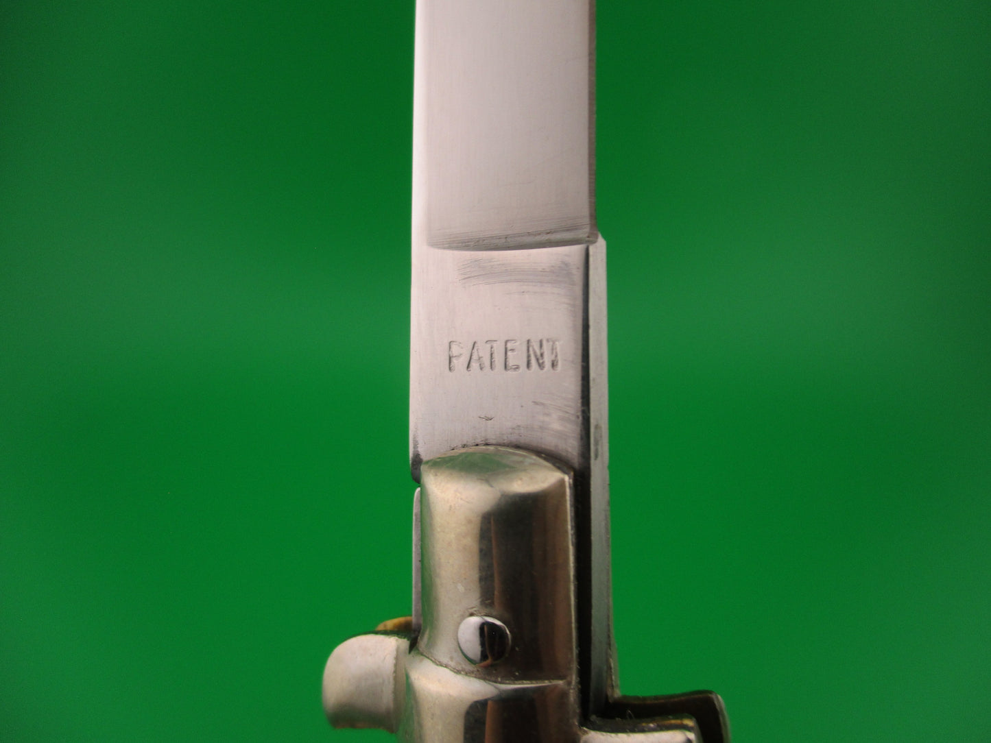 Rostfrei 4 (slant) 20cm Italian BoBc Stag vintage automatic knife