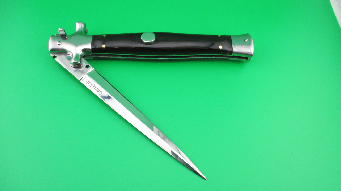 Orang Zaib 33cm Crossguard Picklock Dagger blade automatic knife