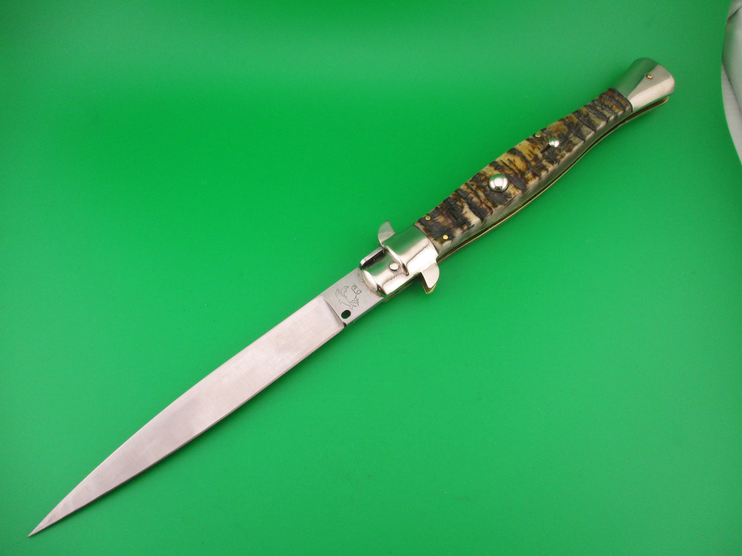 DM A. Rosa MANIAGO ITALY 33cm Italian Picklock Wasp Body Rams Horn automatic