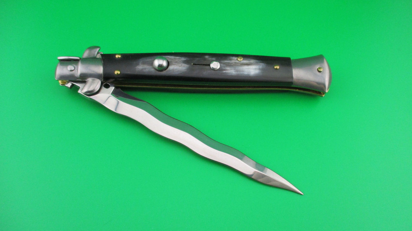 Frank B Italy 28cm Italian Kris Stiletto Switchblade knife