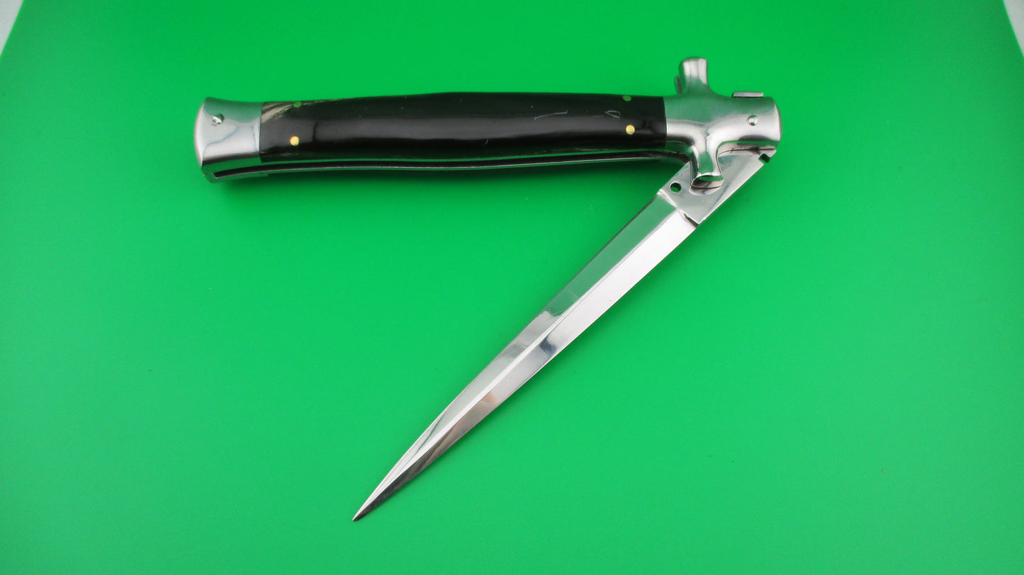 Orang Zaib 33cm Crossguard Picklock Dagger blade automatic knife