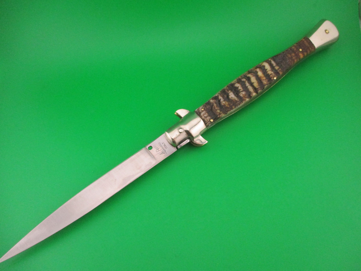 DM A. Rosa MANIAGO ITALY 33cm Italian Picklock Wasp Body Rams Horn automatic