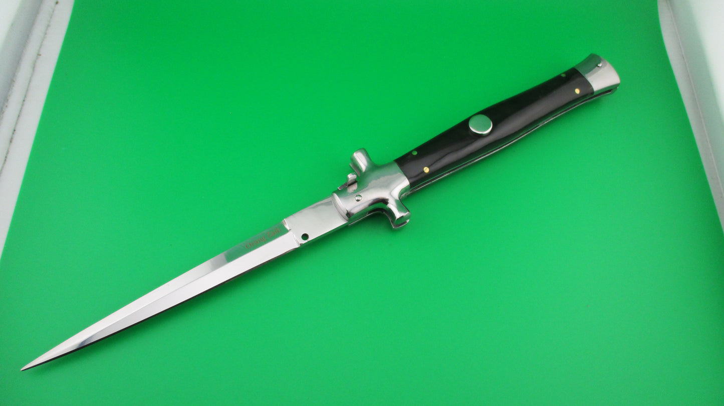 Orang Zaib 33cm Crossguard Picklock Dagger blade automatic knife