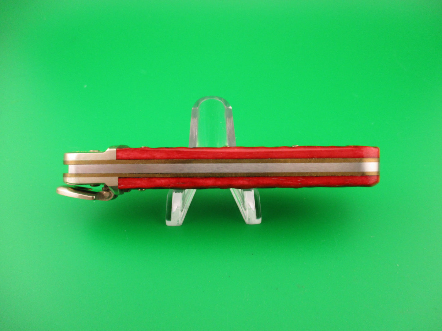 BOKER TREE BRAND CLASSIC 712 11cm German Lever automatic knife Red jigged bone