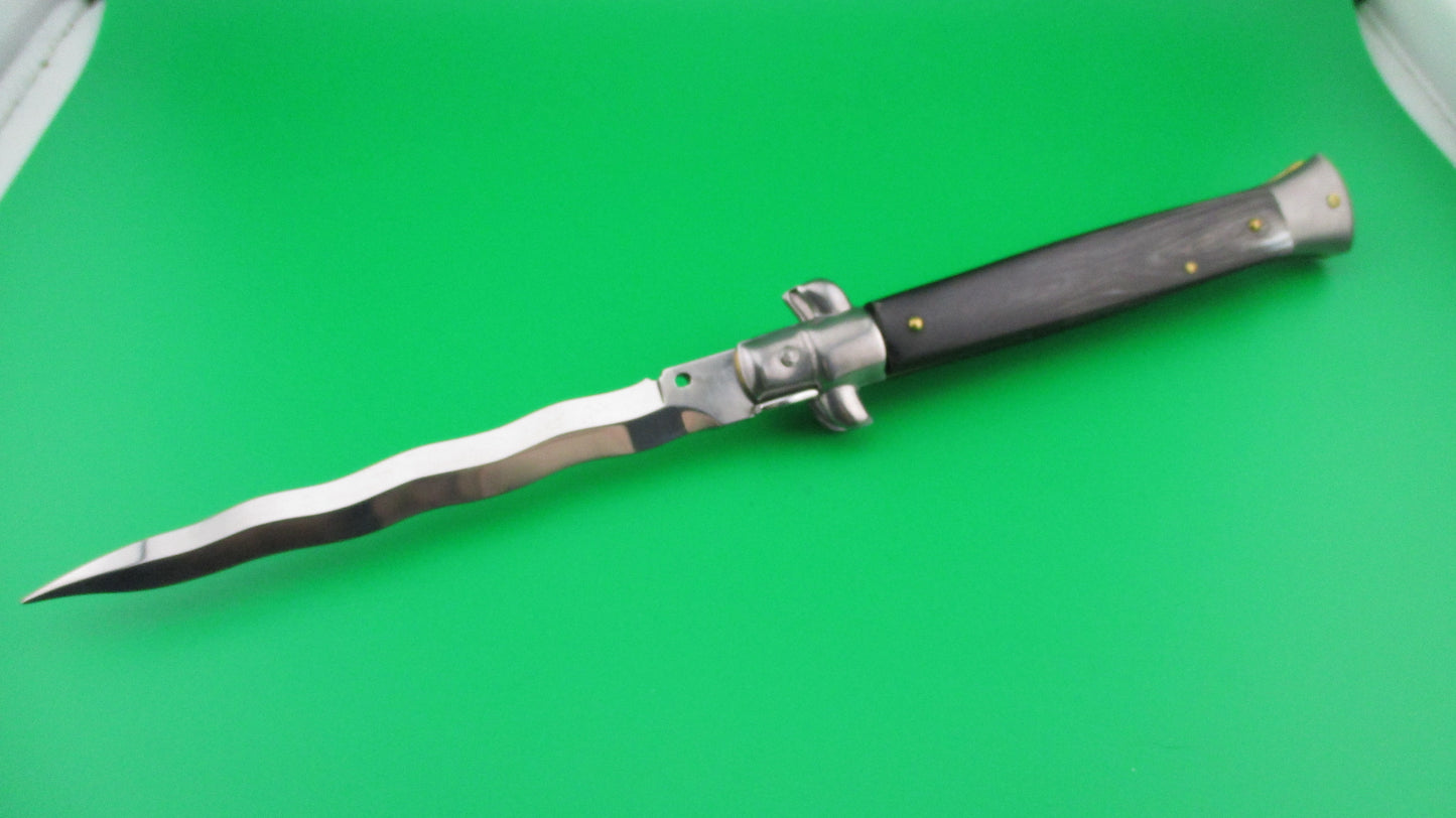 Frank B Italy 28cm Italian Kris Stiletto Switchblade knife