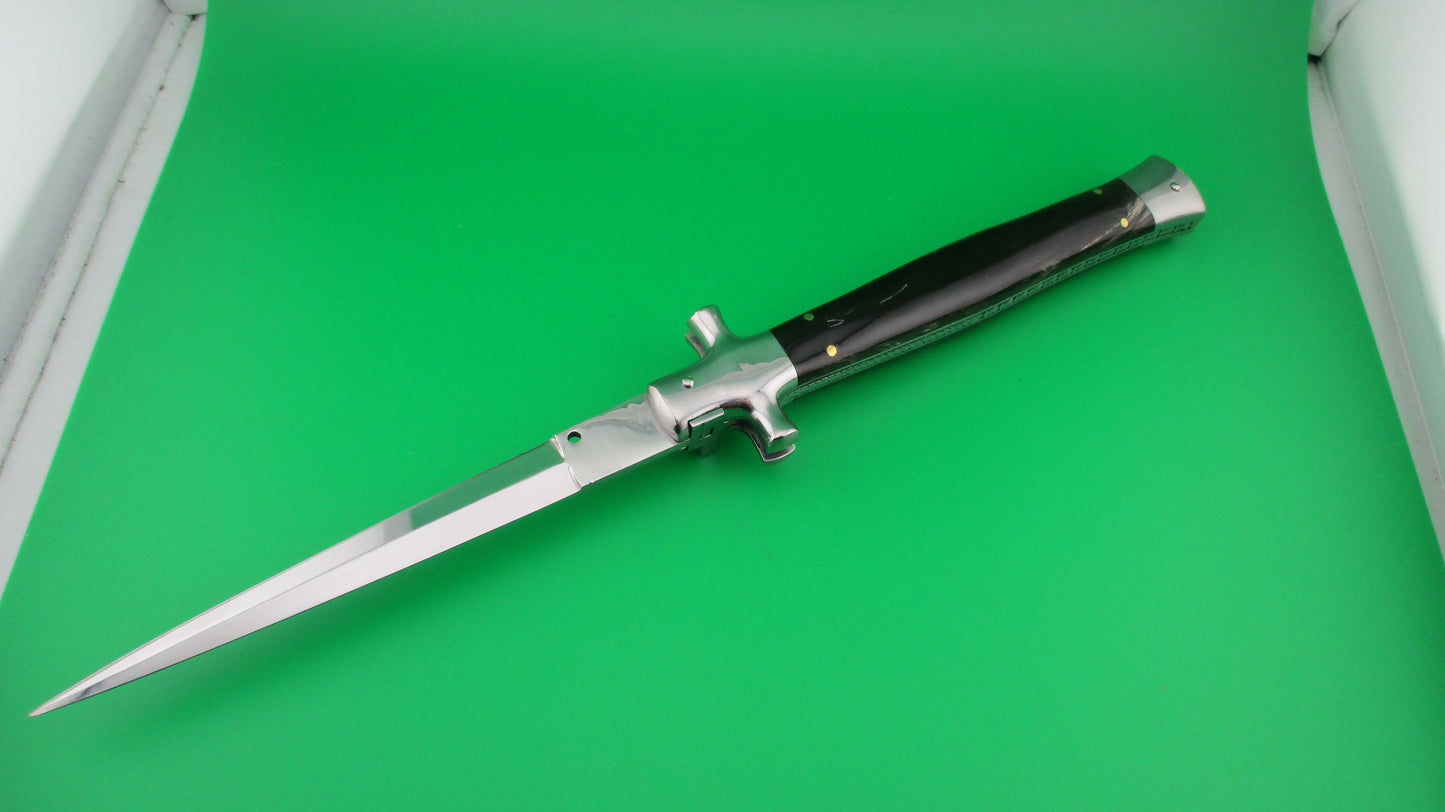 Orang Zaib 33cm Crossguard Picklock Dagger blade automatic knife