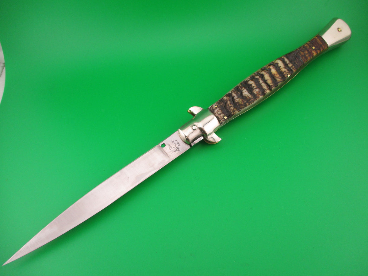 DM A. Rosa MANIAGO ITALY 33cm Italian Picklock Wasp Body Rams Horn automatic
