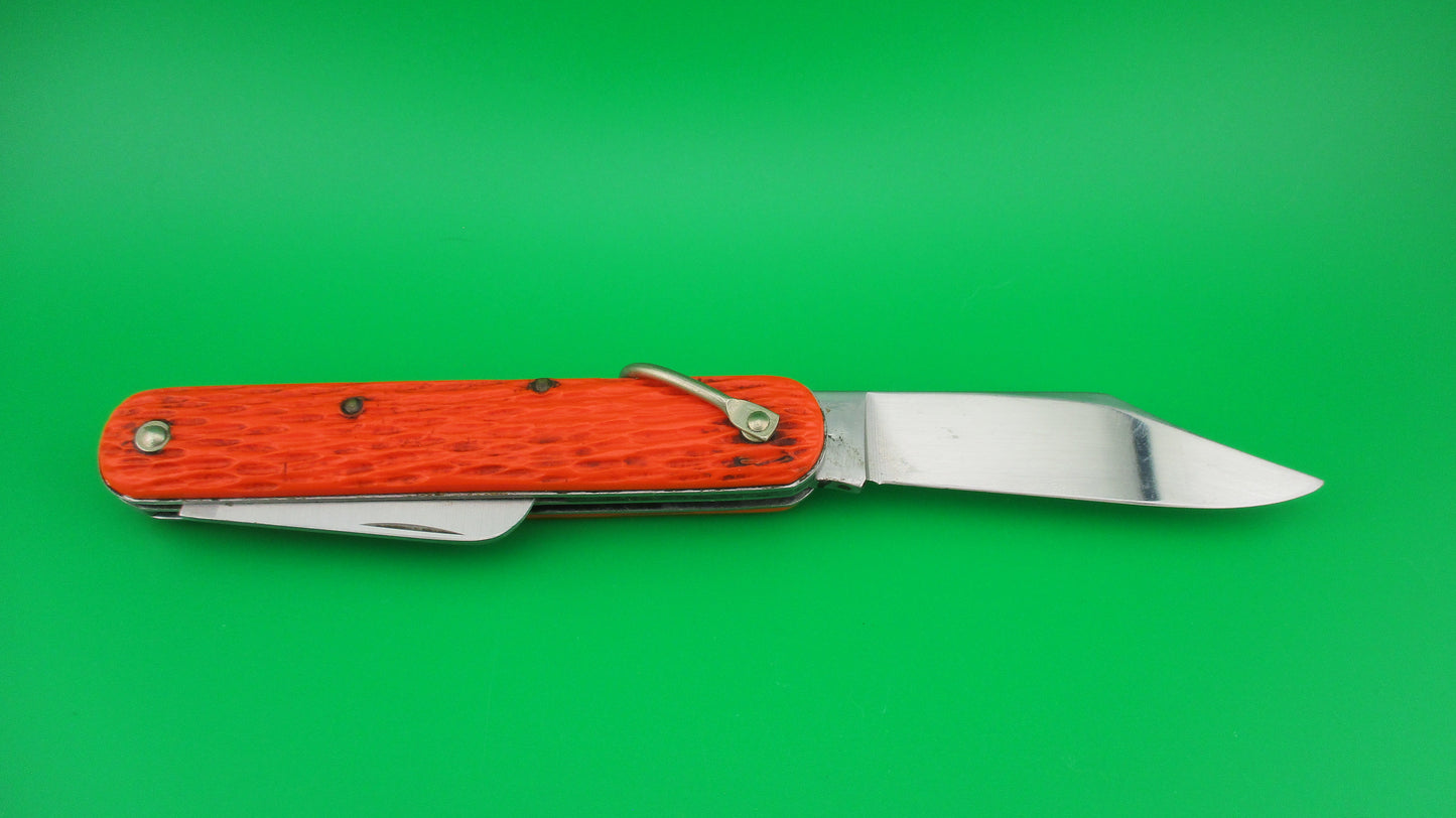 z Schrade Walden vintage MC1 Orange military paratrooper switchblade