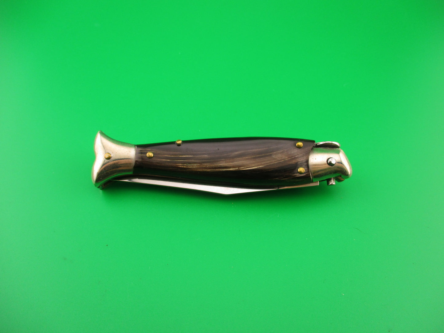 ITALY 16cm Italian Fishtail picklock vintage automatic knife