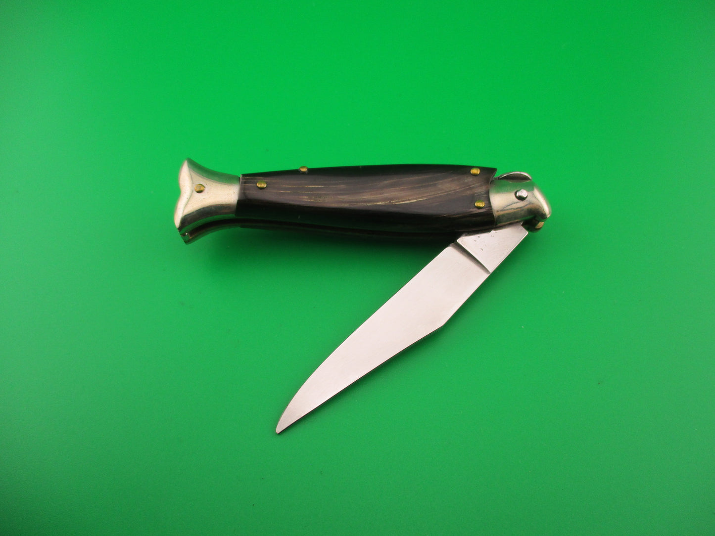 ITALY 16cm Italian Fishtail picklock vintage automatic knife