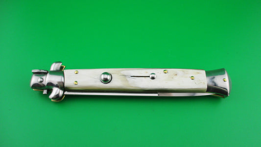 MADE IN ITALY 28cm Italian Stiletto Swivel bolster switchblade knife