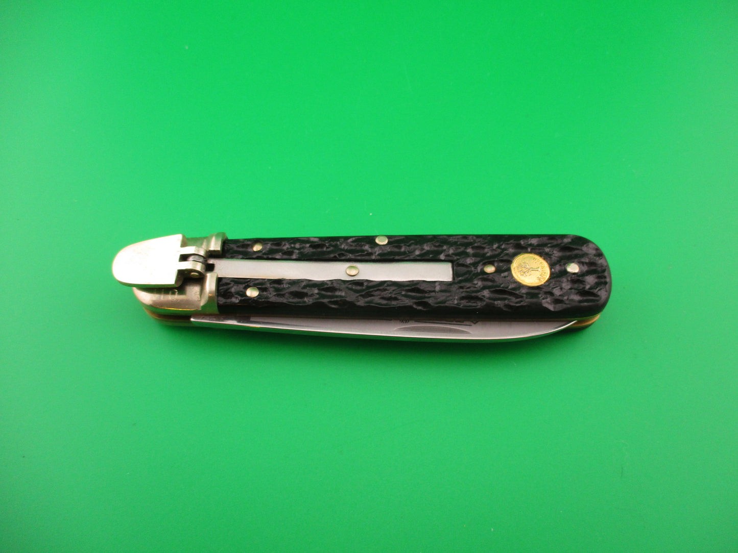 BOKER TREE BRAND CLASSIC 712 LTD 11cm German Lever automatic knife Black stag