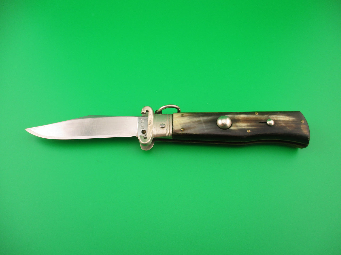 VIRGINIA INOX 20cm Italian Ring Pull Hunter Shell Puller Vintage automatic knife