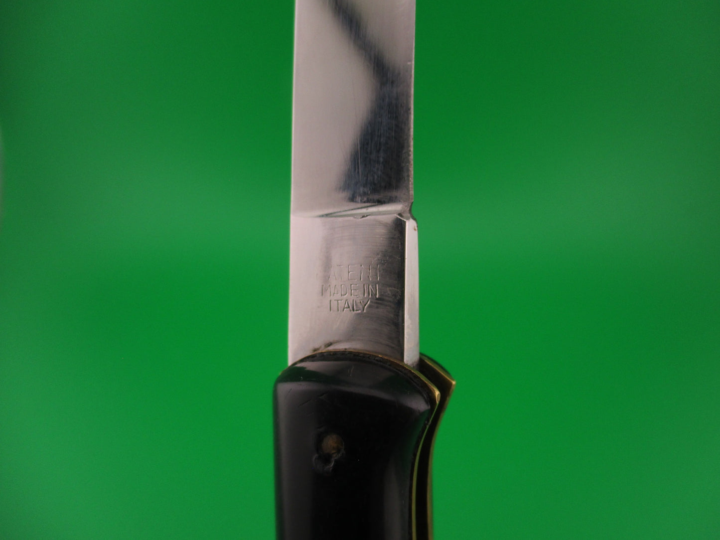 VIRGINIA INOX 24cm Ackermannchen style Lockback Black Vintage Italian Switchblade
