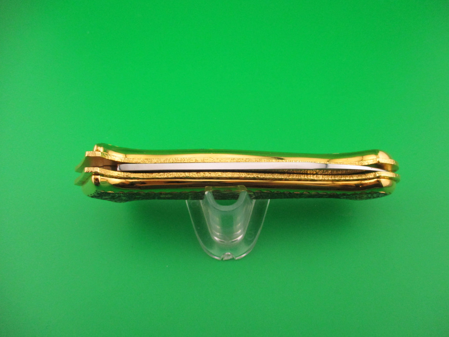 AGA CAMPOLIN GOLD AURY 1 of 20 Dia de la Muertos automatic knife