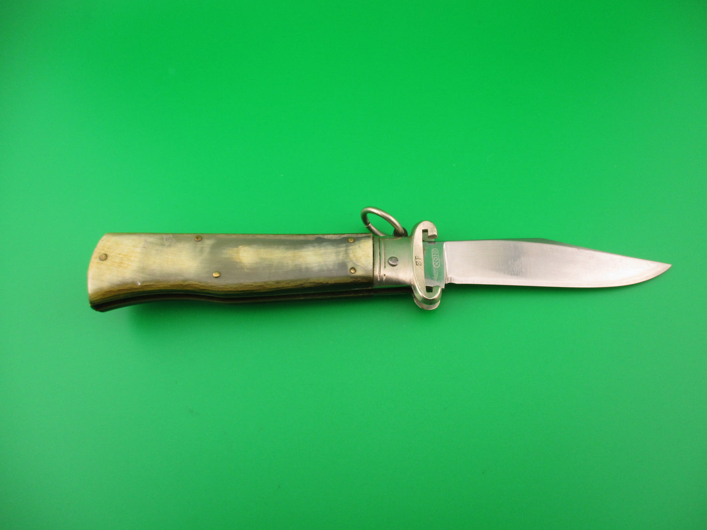 VIRGINIA INOX 20cm Italian Ring Pull Hunter Shell Puller Vintage automatic knife