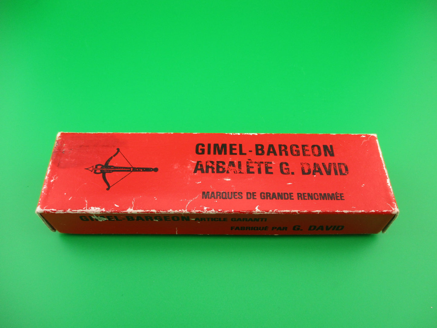 GIMEL BARGEON ARBALETE G DAVID 23cm FRENCH OTF DA Automatic knife NIB
