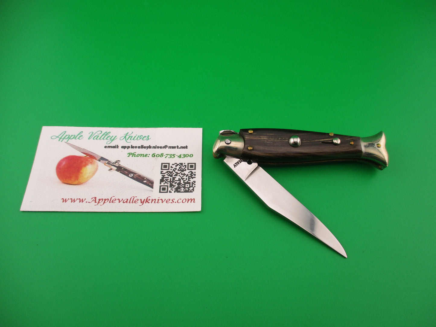 ITALY 16cm Italian Fishtail picklock vintage automatic knife