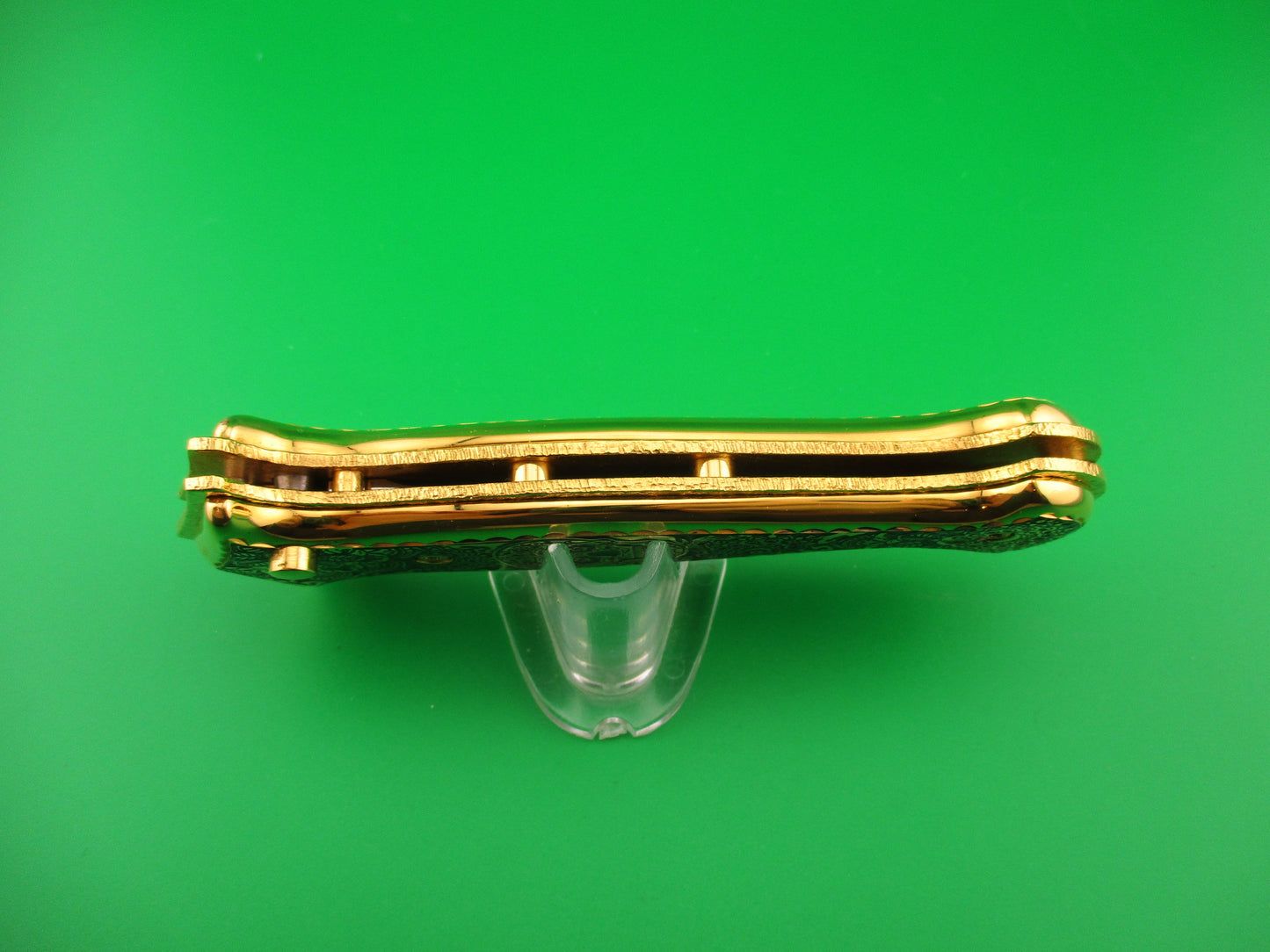 AGA CAMPOLIN GOLD AURY 1 of 20 Dia de la Muertos automatic knife