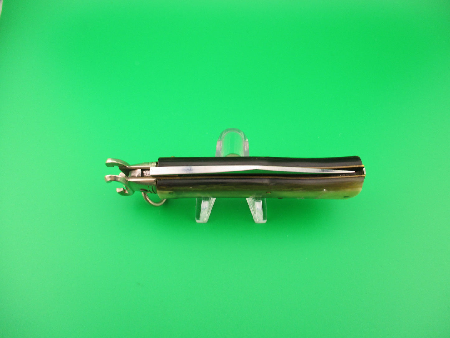 VIRGINIA INOX 20cm Italian Ring Pull Hunter Shell Puller Vintage automatic knife