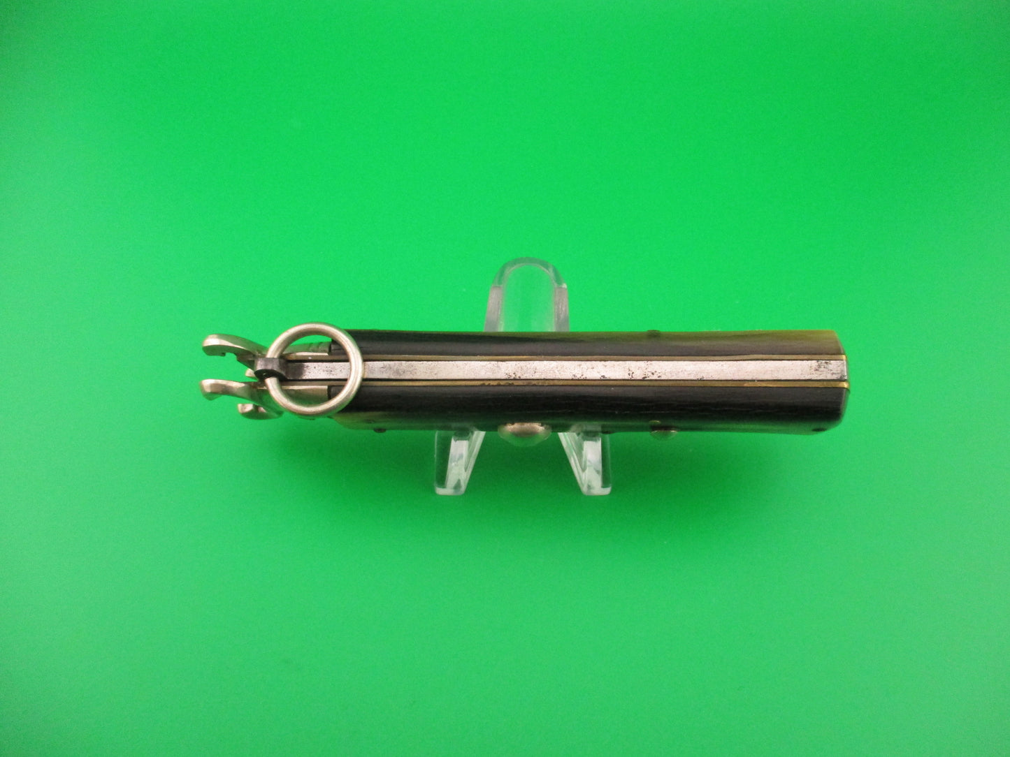 VIRGINIA INOX 20cm Italian Ring Pull Hunter Shell Puller Vintage automatic knife