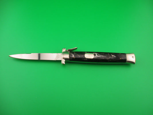 C. Jul Herbertz 21cm OTF Italian trapdoor flush button NOS switchblade vintage 1960s