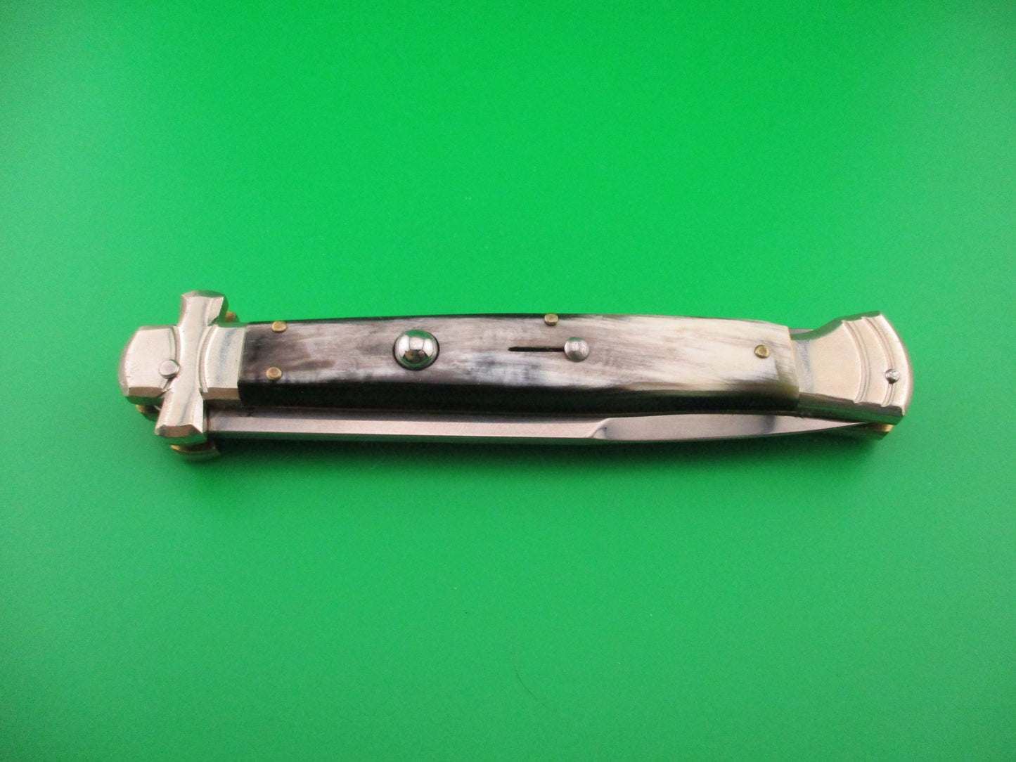 AGA CAMPOLIN 28cm Italian Maltese crossguard lockback automatic knife