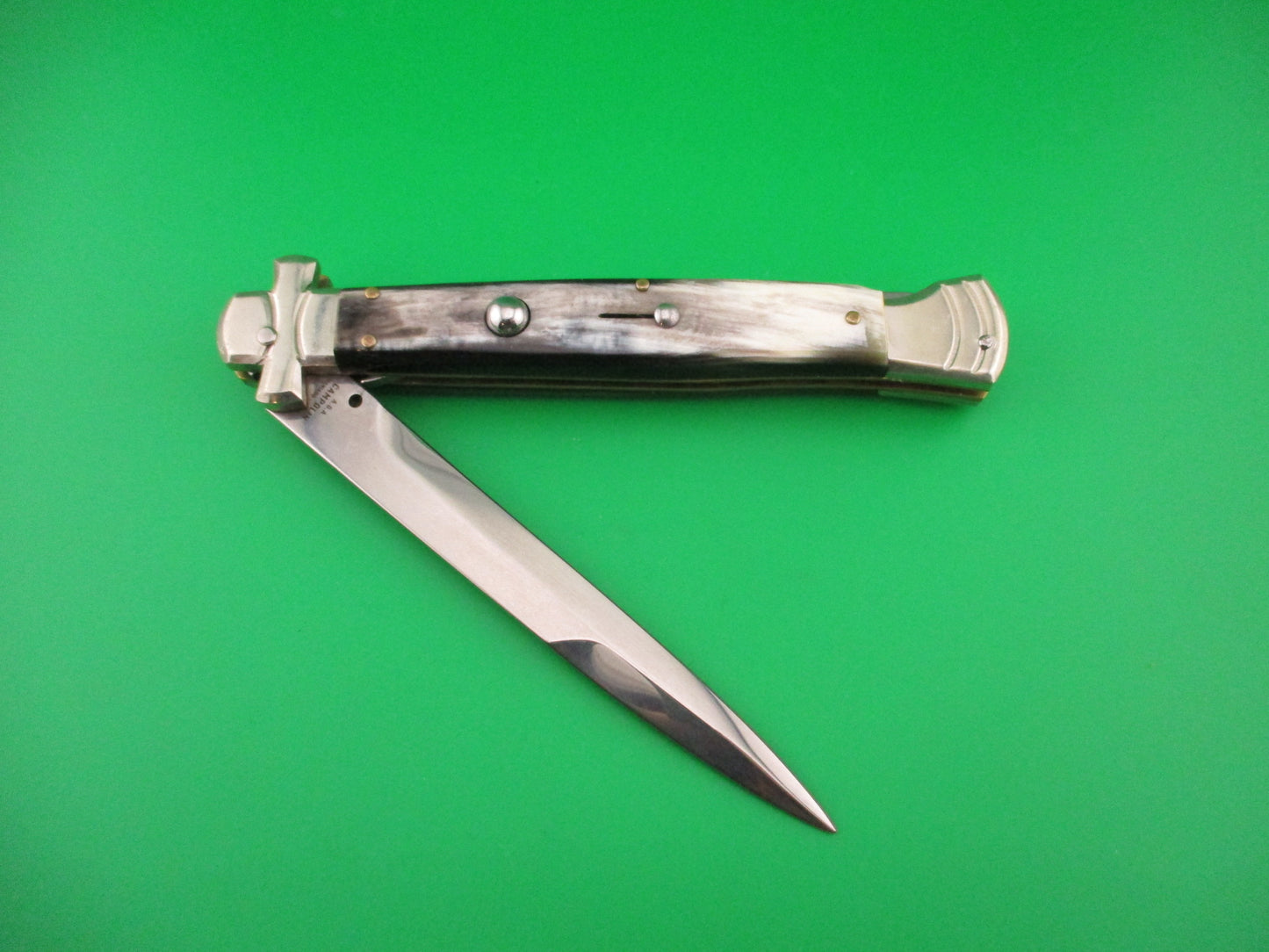 AGA CAMPOLIN 28cm Italian Maltese crossguard lockback automatic knife