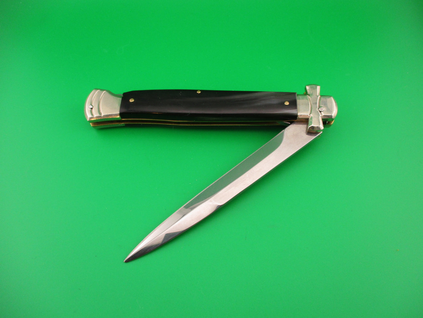 AGA CAMPOLIN 28cm Italian Maltese crossguard lockback automatic knife