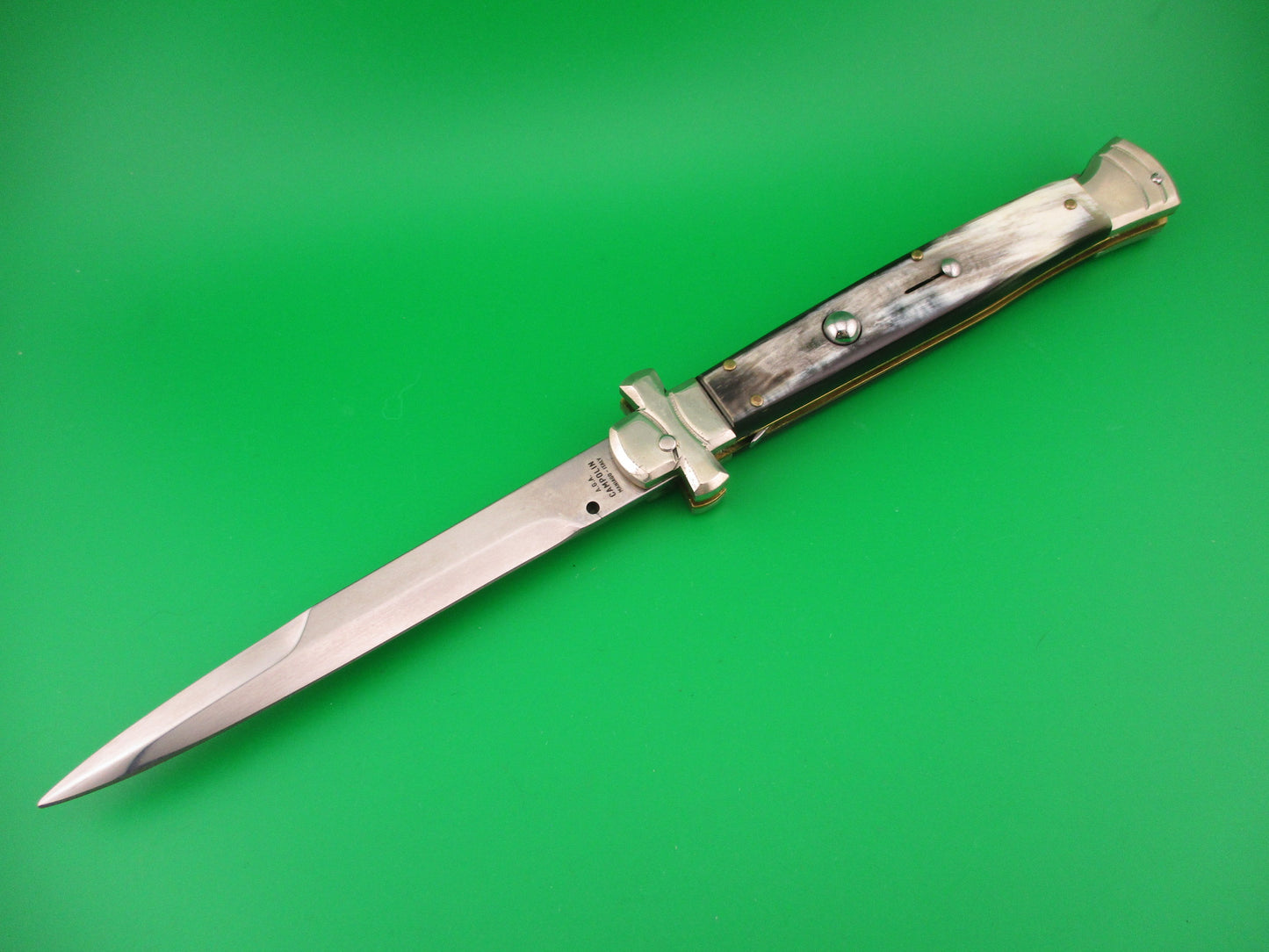 AGA CAMPOLIN 28cm Italian Maltese crossguard lockback automatic knife