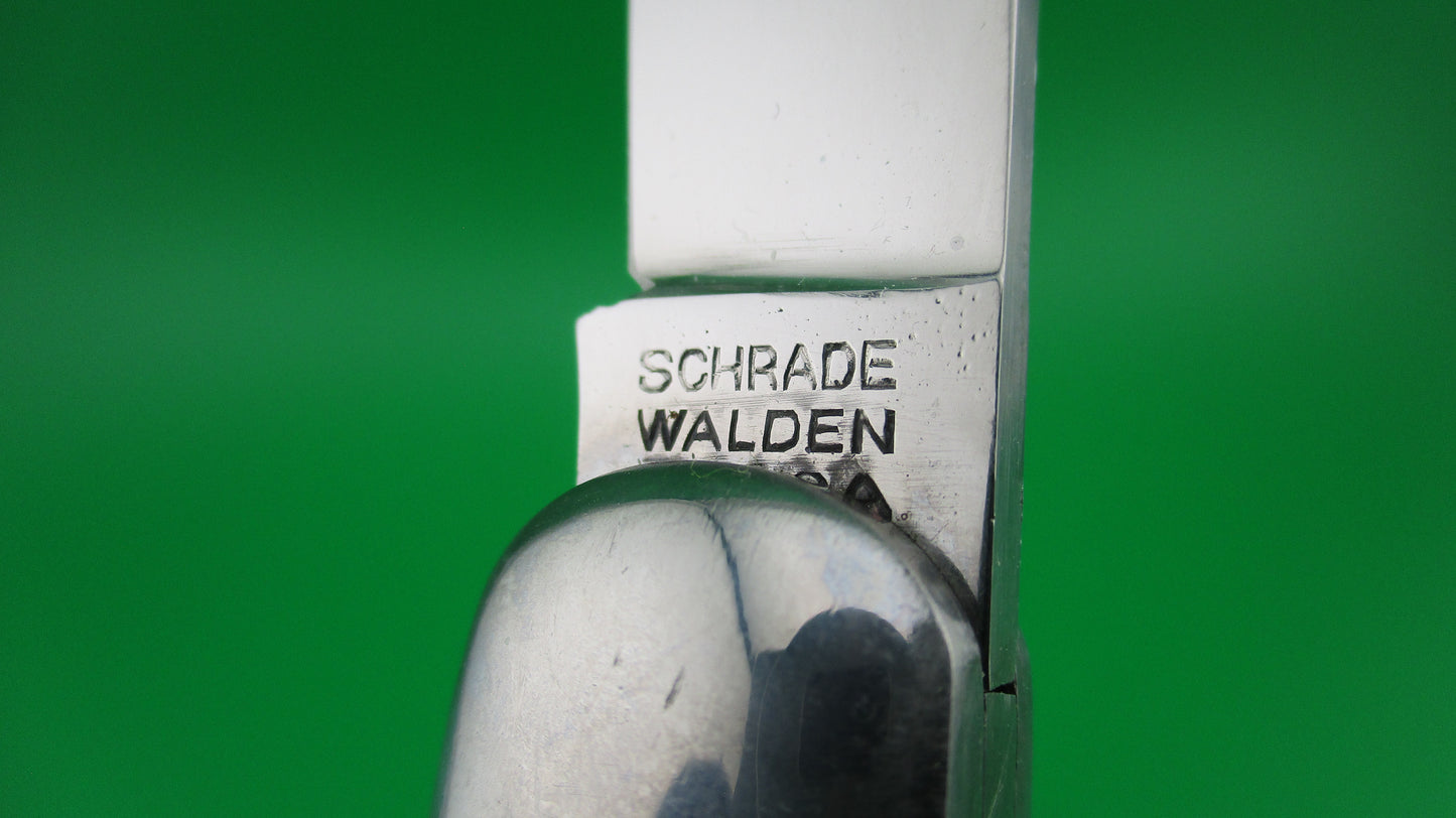 Schrade Walden Mint M2 Military Issue Paratrooper automatic knife Korean War vintage