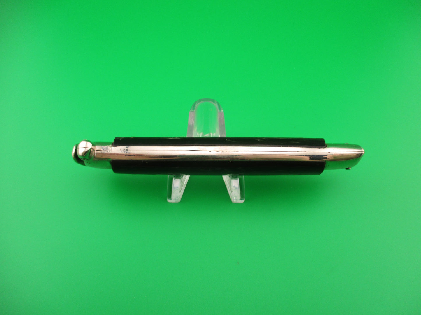 C. Jul Herbertz 21cm OTF Italian trapdoor flush button NOS switchblade vintage 1960s