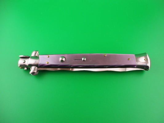 STILETTO ITALY 33cm Italian Stiletto KRIS Purple Pearlex Swivel bolster automatic knife