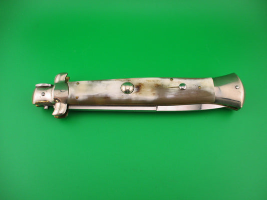 AGA CAMPOLIN 38cm Italian 15 inch Honey Horn Swivel bolster automatic knife