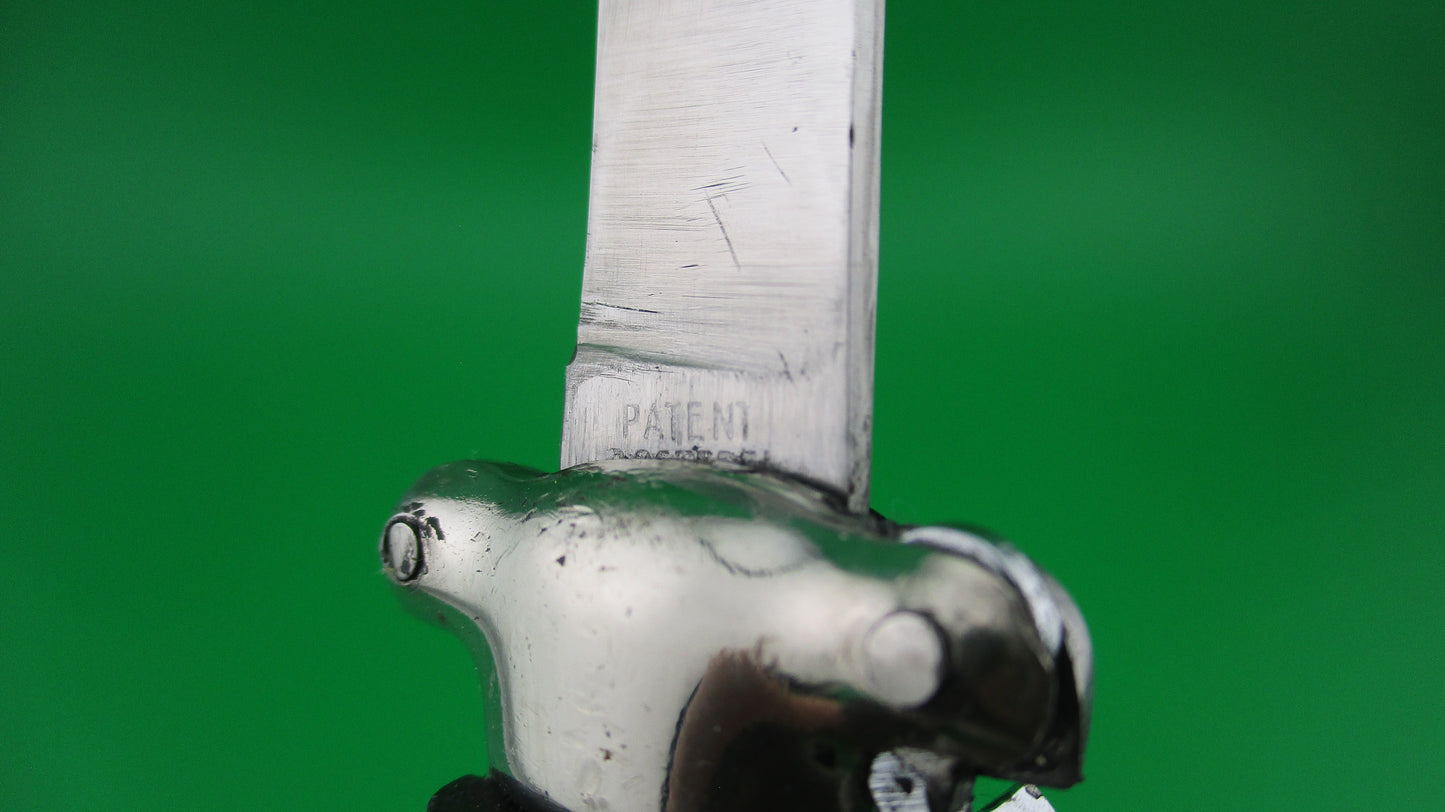 PATENT VIRGINIA INOX 21cm Italian Trapdoor 1960s automatic knife