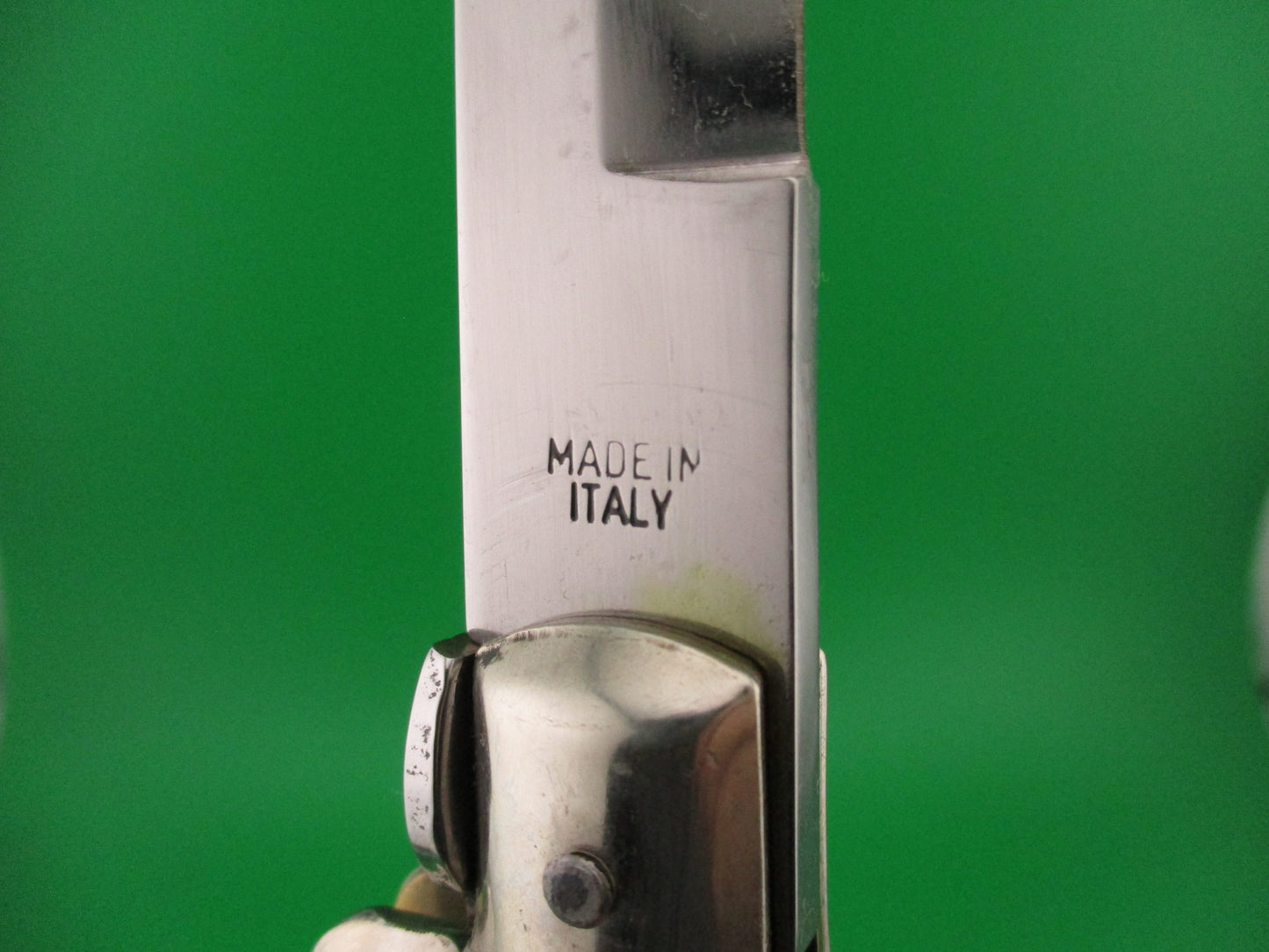 AGA CAMPOLIN 38cm Italian 15 inch Honey Horn Swivel bolster automatic knife