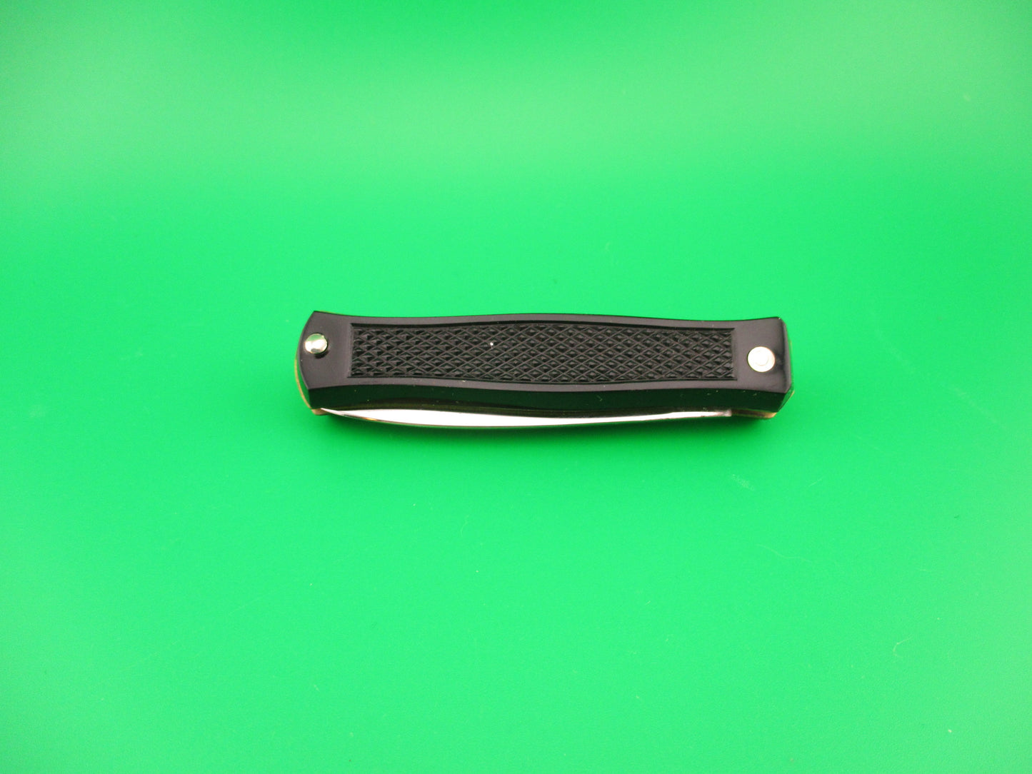 BARGEON INOX 14cm French Small Black Bobc vintage automatic knife NIB Red Dot