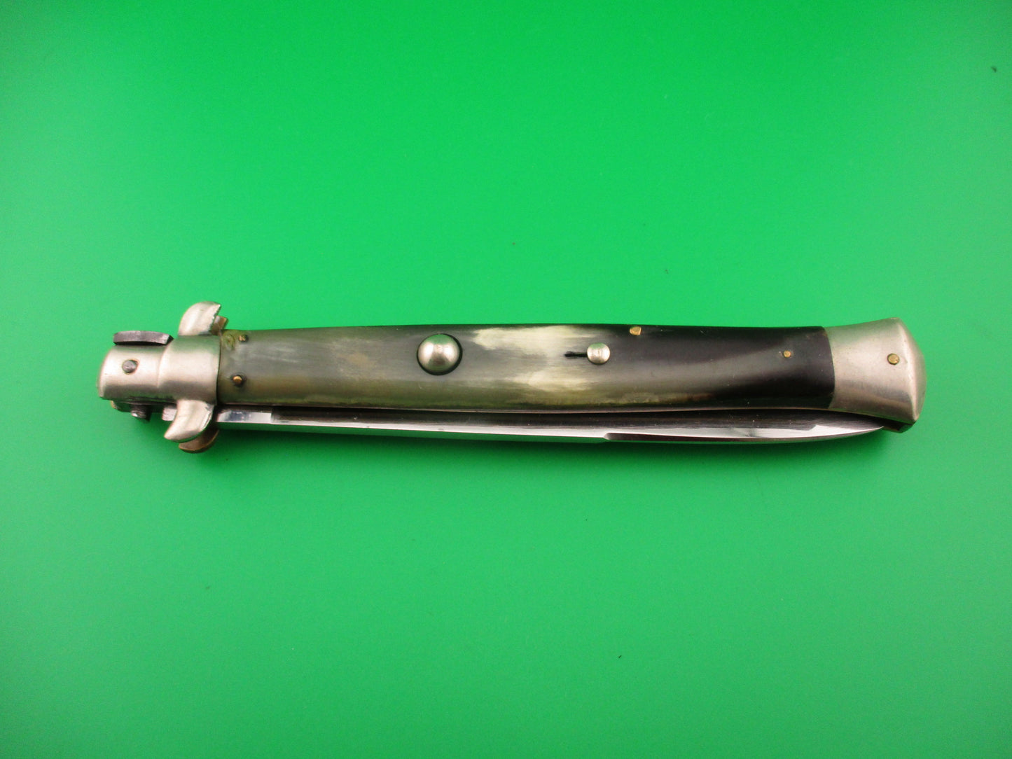 Rostfrei 7 Italian 33cm Transitional Stiletto Switchblade knife 5mm backspring