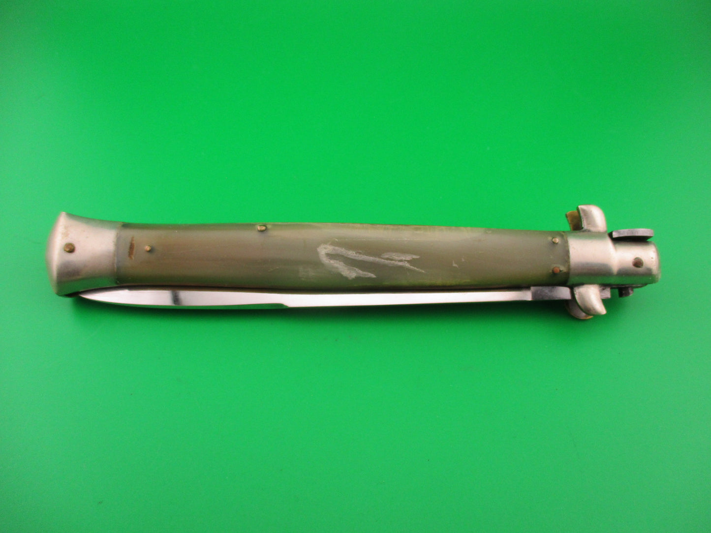 Rostfrei 7 Italian 33cm Transitional Stiletto Switchblade knife 5mm backspring