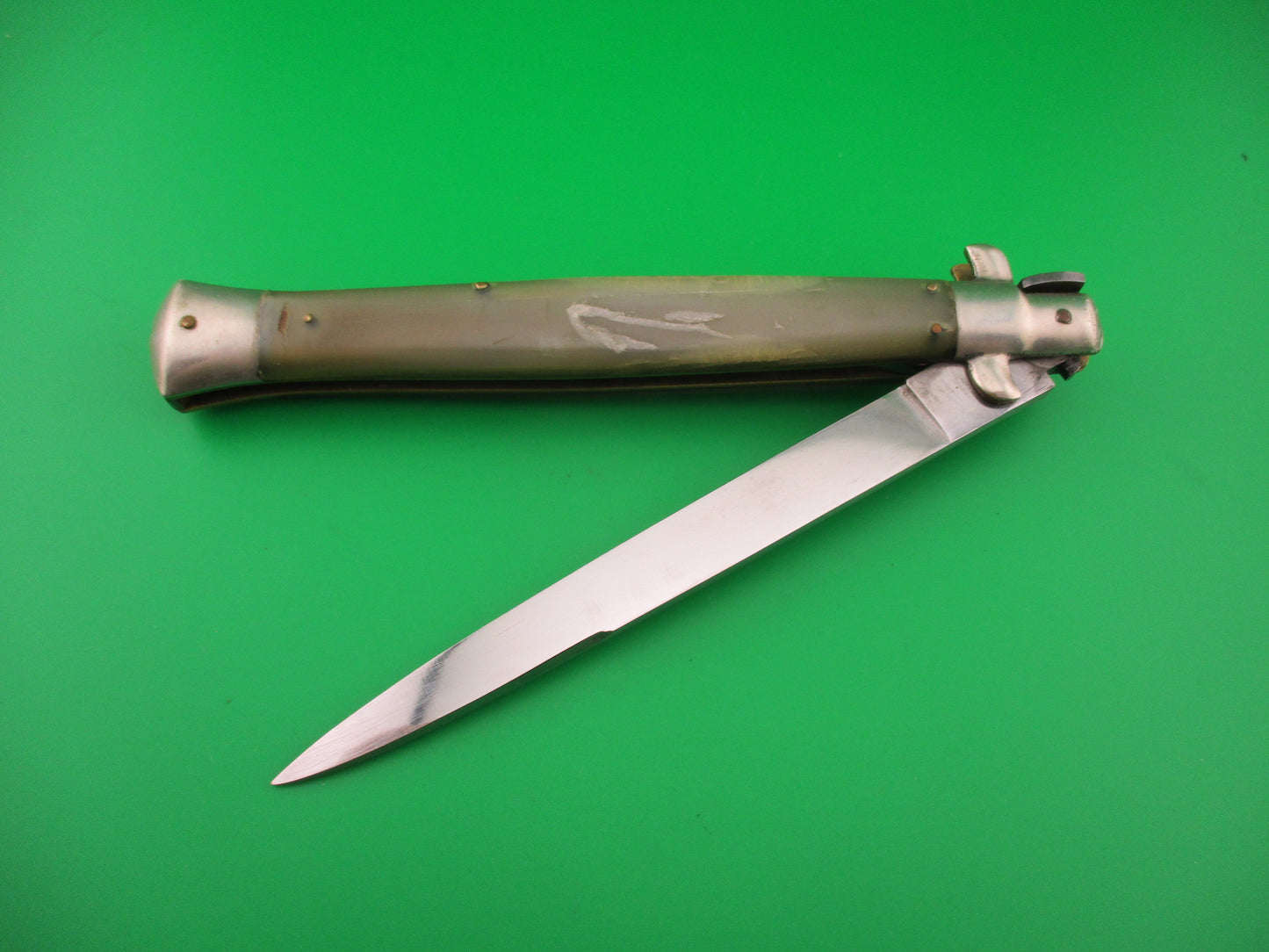 Rostfrei 7 Italian 33cm Transitional Stiletto Switchblade knife 5mm backspring