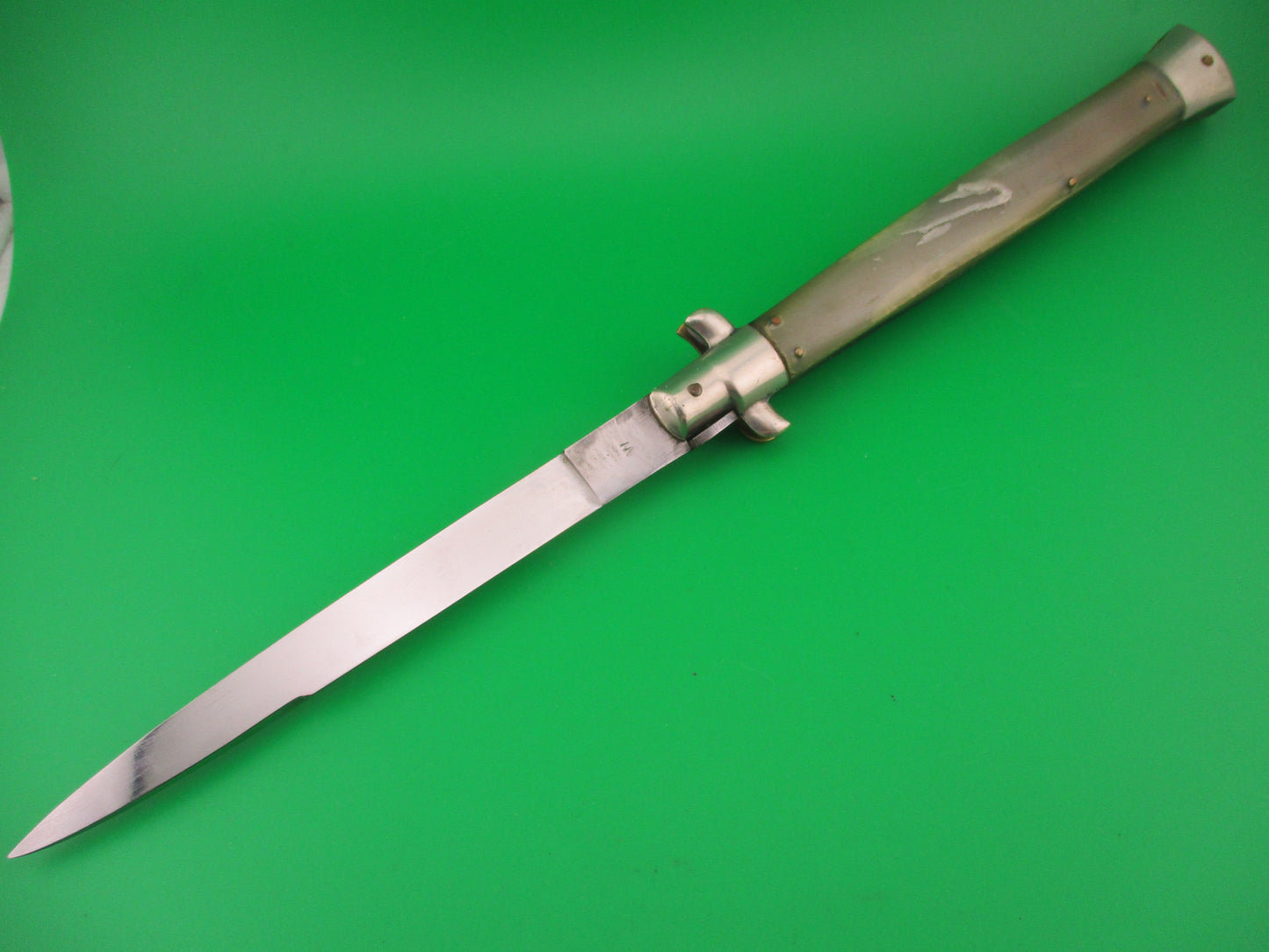 Rostfrei 7 Italian 33cm Transitional Stiletto Switchblade knife 5mm backspring