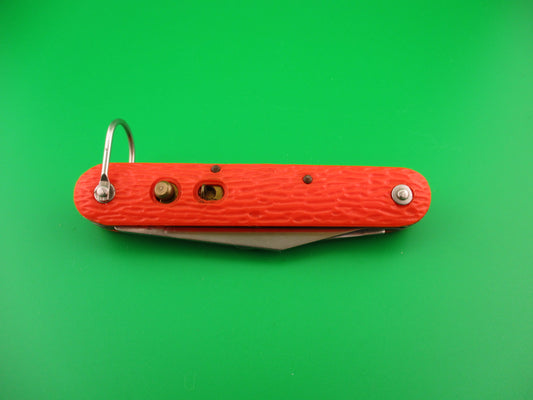 Logan Smyth Venice FL MC1 Orange Paratrooper automatic knife New Old Stock