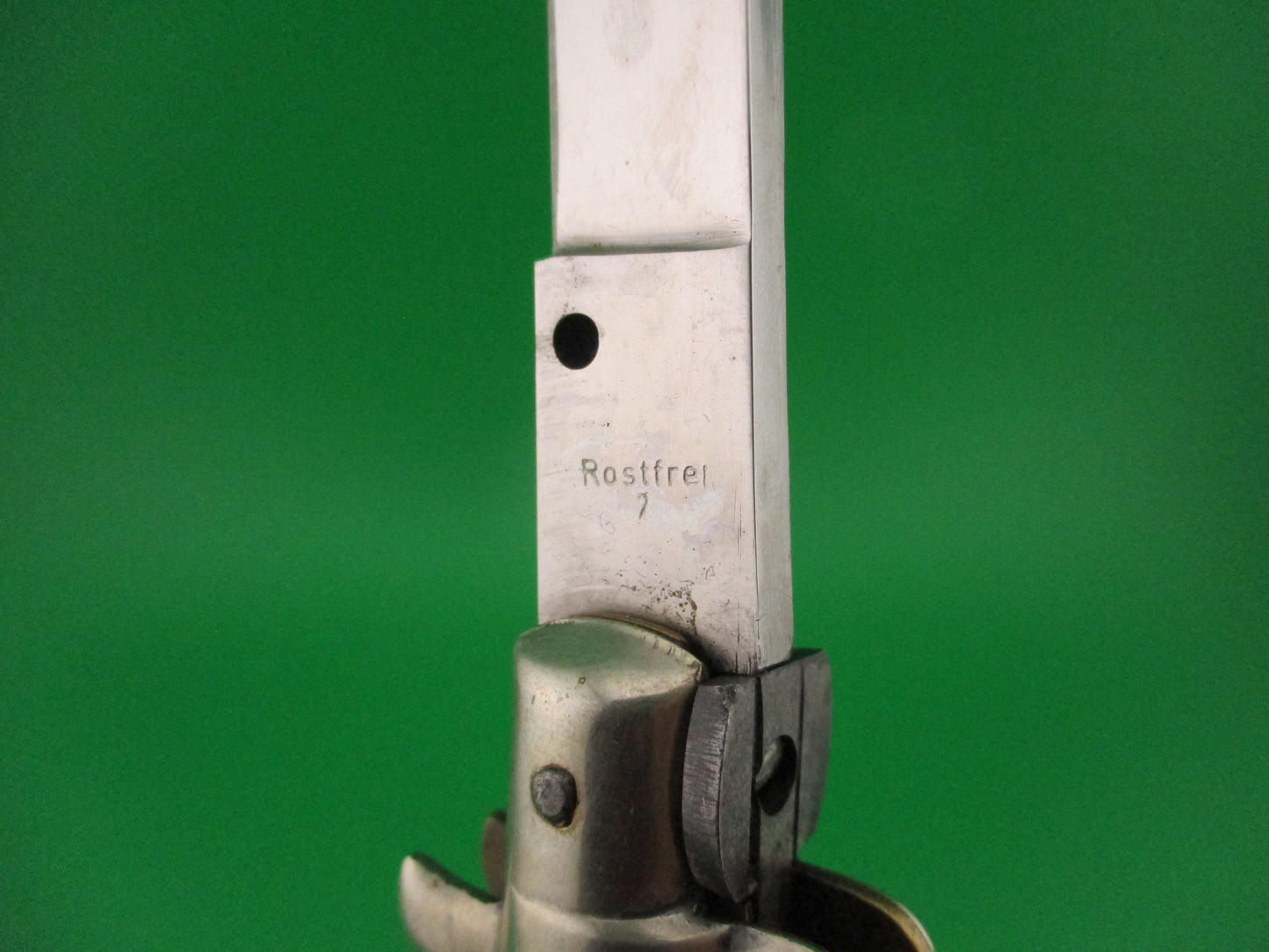 Rostfrei 7 Italian 33cm Transitional Stiletto Switchblade knife 5mm backspring