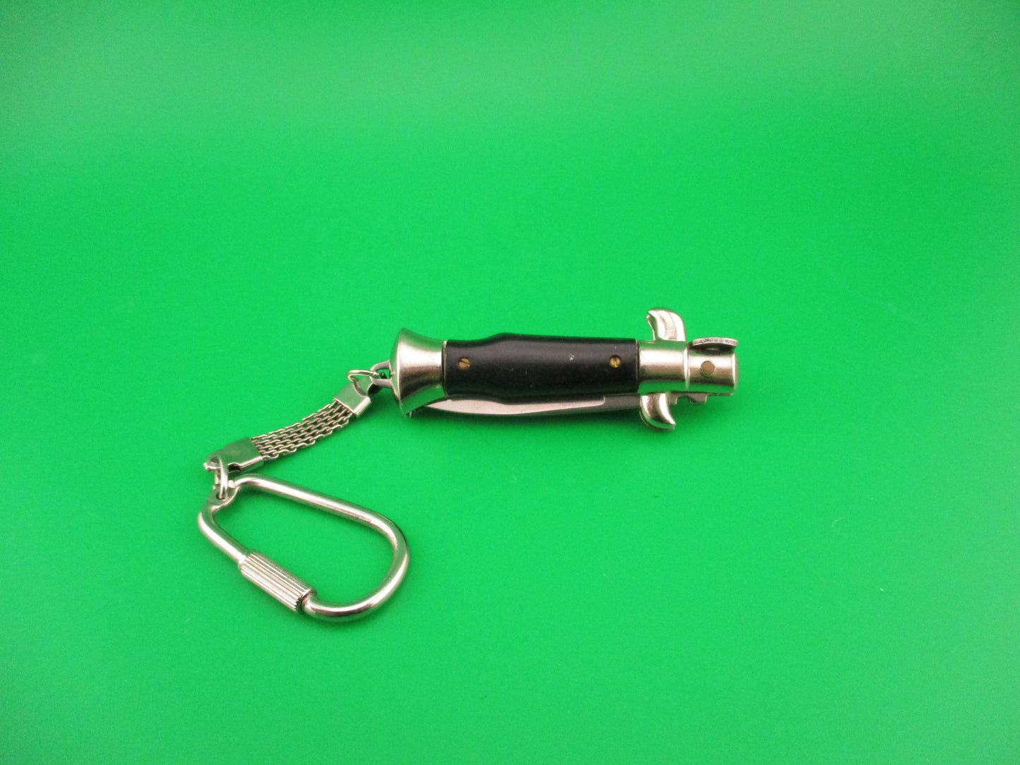 Anchor INOX ITALY 10cm Italian Keychain Picklock Stiletto Black mini