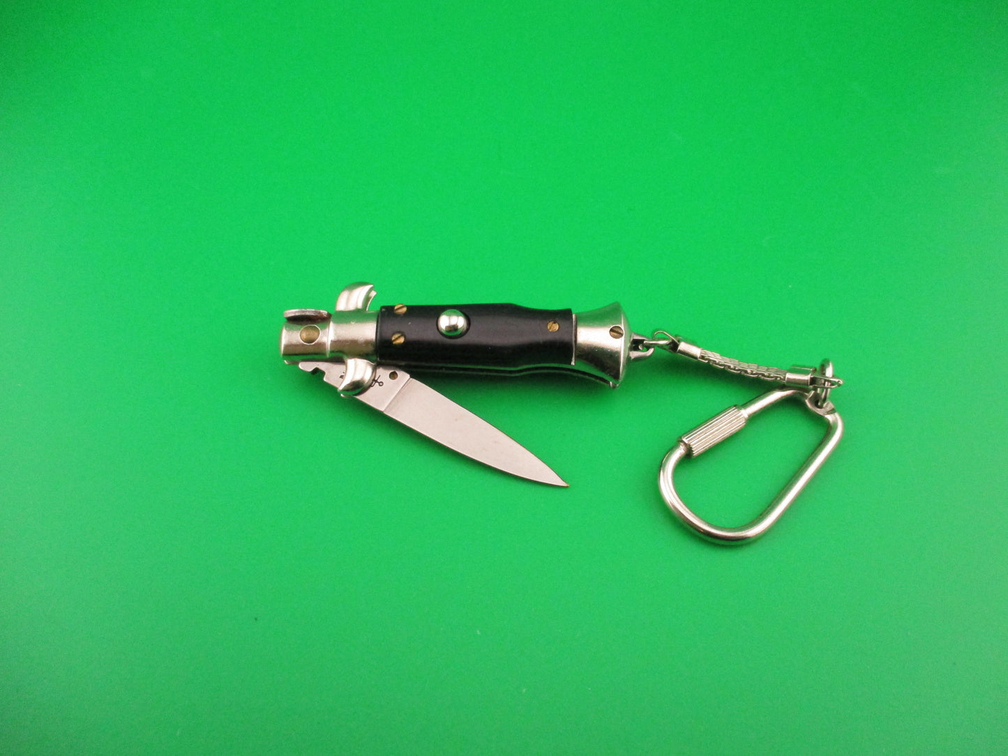 Anchor INOX ITALY 10cm Italian Keychain Picklock Stiletto Black mini